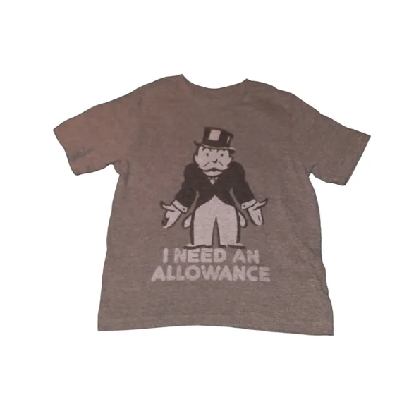 Junk Food Kids Monopoly Tee Shirt Size Small - Picture 2 of 6